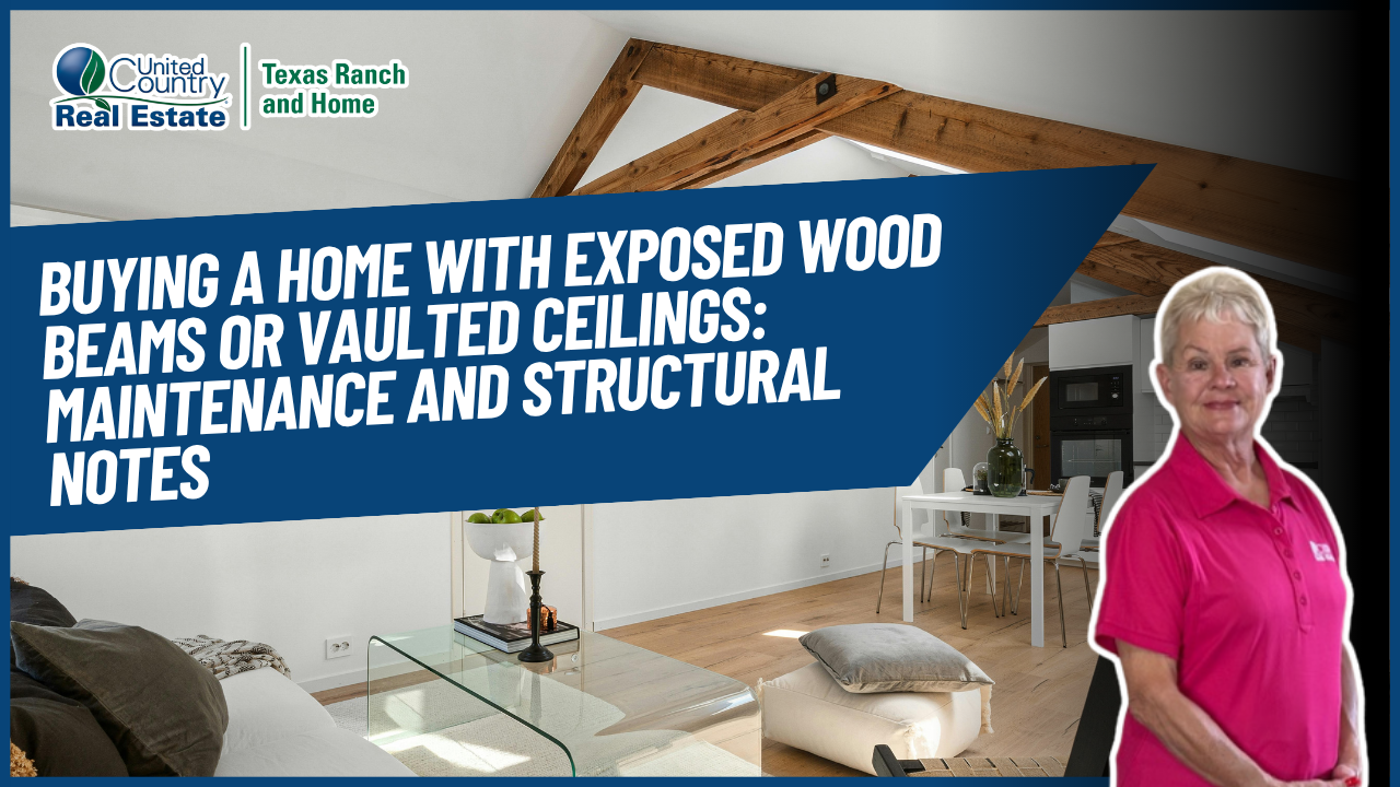 Buying a Home with Exposed Wood Beams or Vaulted Ceilings: Maintenance and Structural Notes